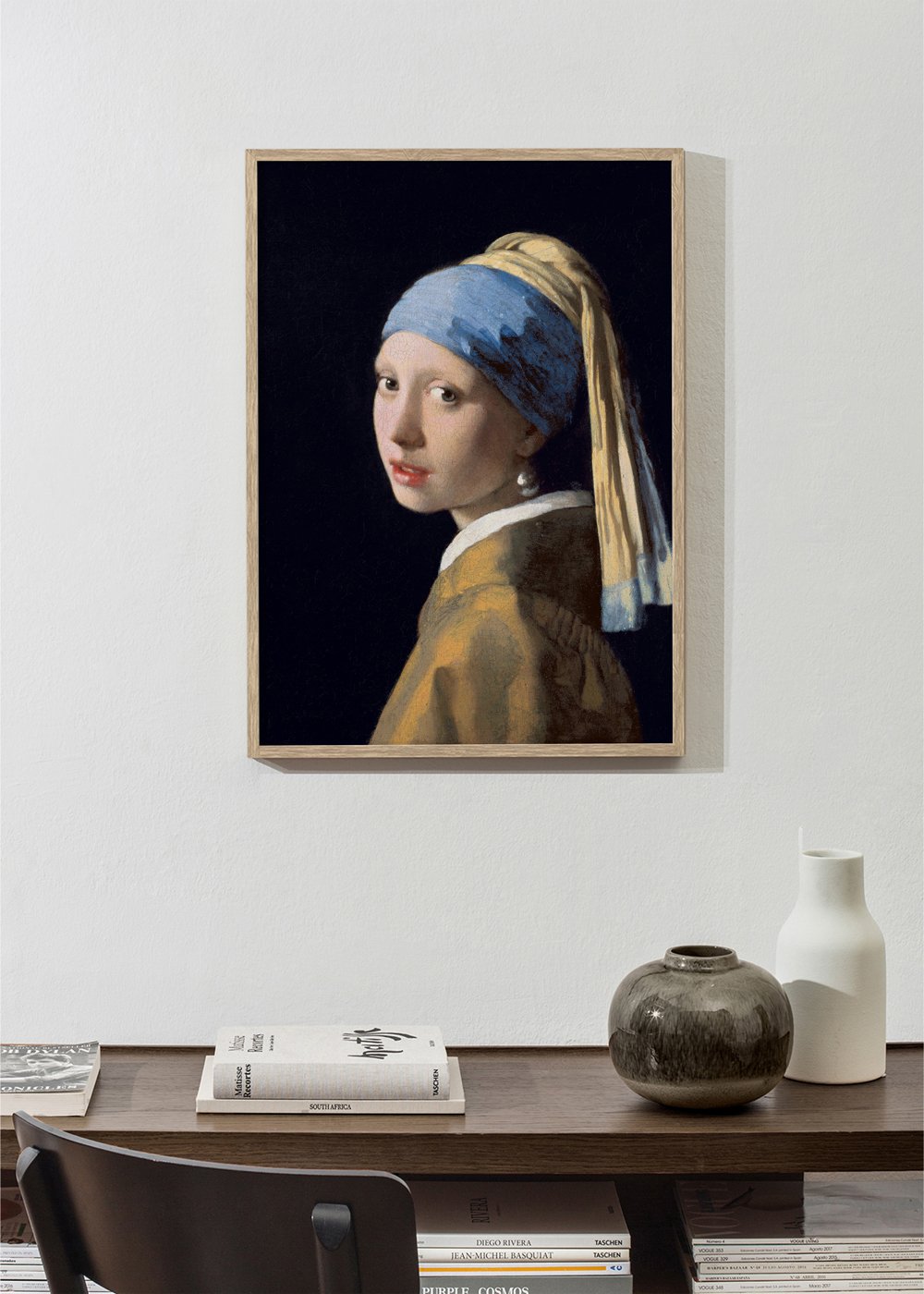 Girl with the Pearl Earring Scandinavian Wall Poster