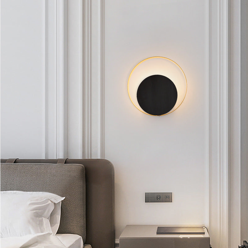 Modern Minimalist Iron Wall Sconce Lamp 1-Light