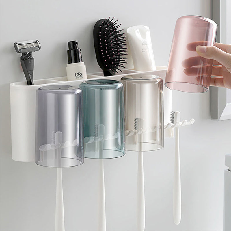 Drill-Free Suction Cup Toothbrush Holder