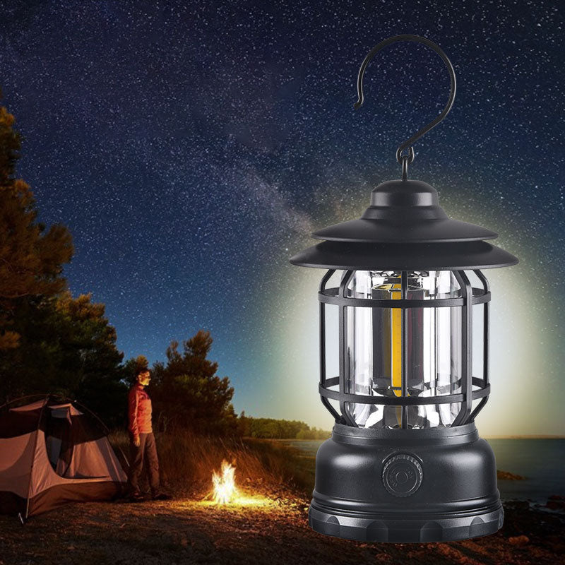 Portable USB Rechargeable Industrial Camping Lamp