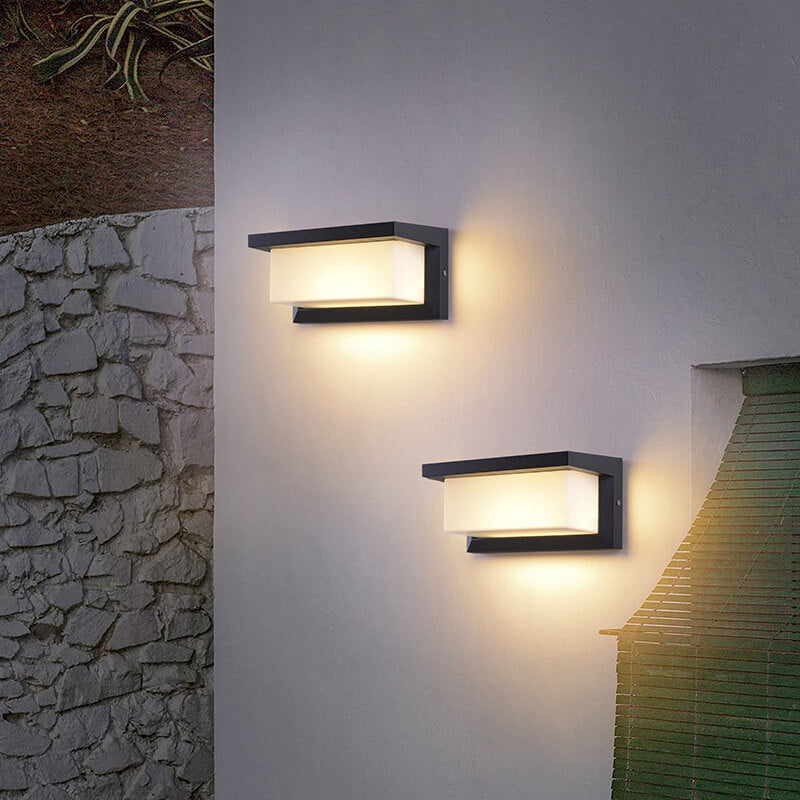Modern Minimalist Solar LED Outdoor Wall Light