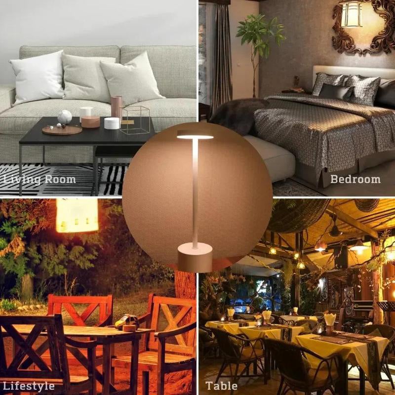 Portable Rechargeable LED Table Lamp with Touch Dimming