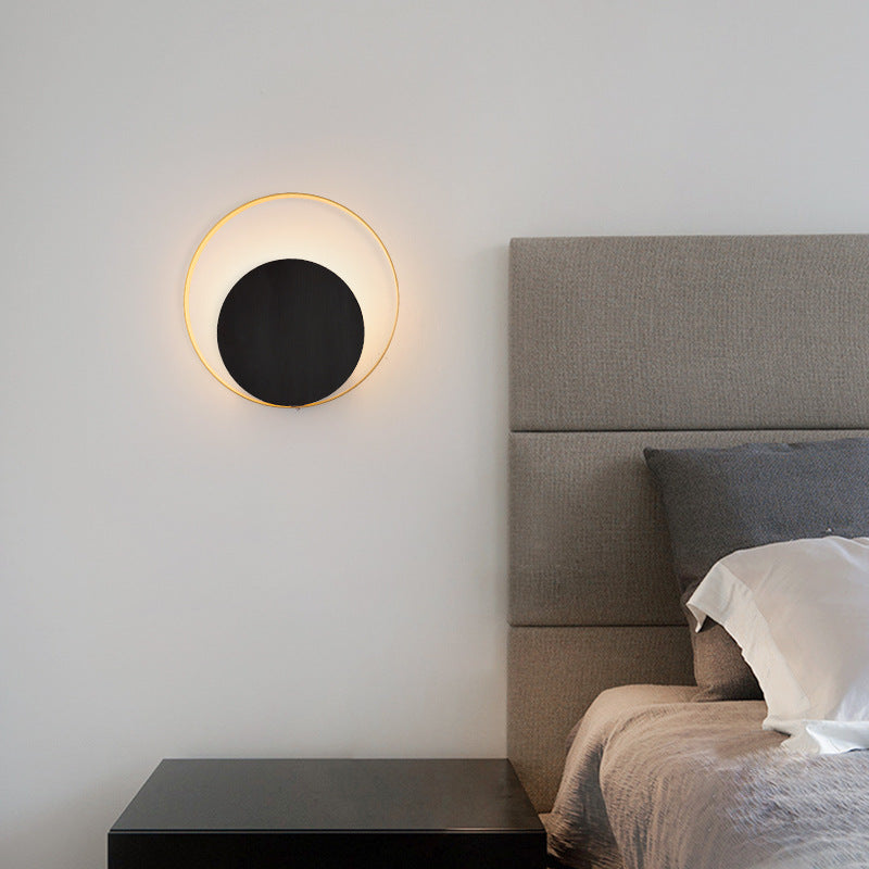 Modern Minimalist Iron Wall Sconce Lamp 1-Light