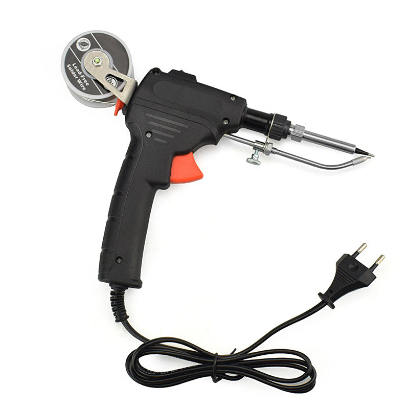 60W Quick Heating Soldering Iron with Replaceable Tips and Safety Features