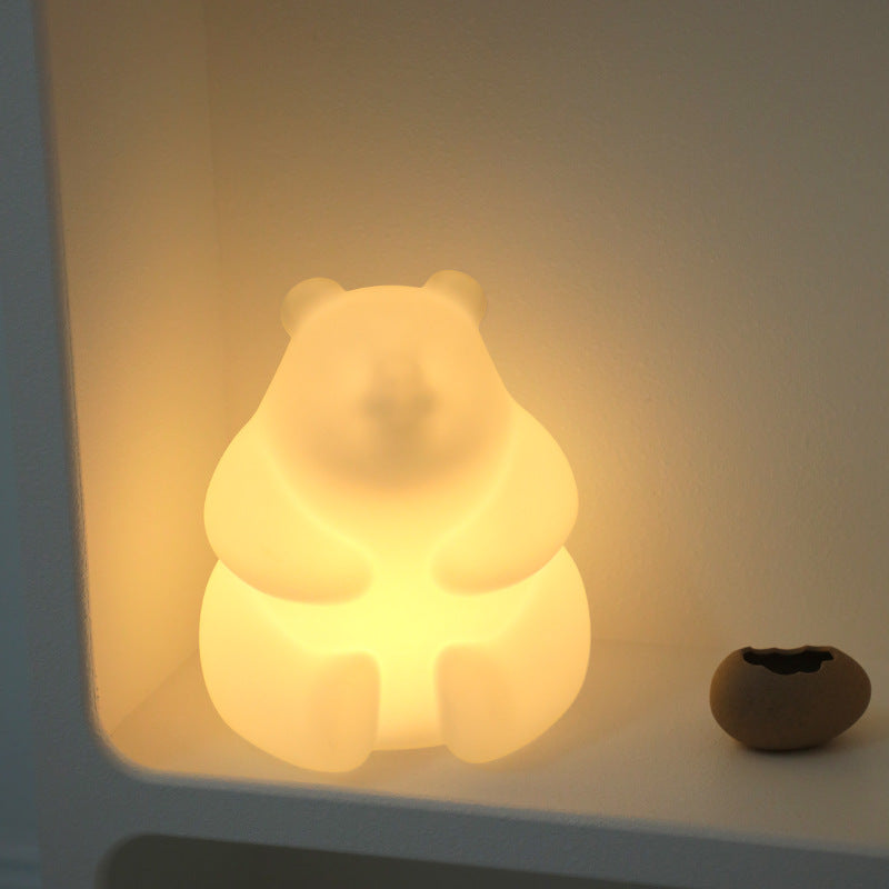 Contemporary PE LED Table Lamp in Bright White