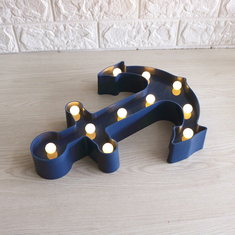 Scandinavian Modern LED Wall Sconce Lamp in Blue or Red