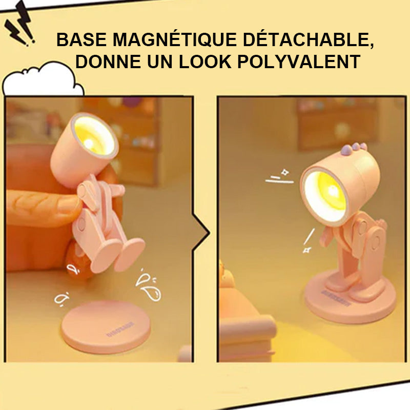 Cute Portable LED Night Light with Detachable Magnetic Base
