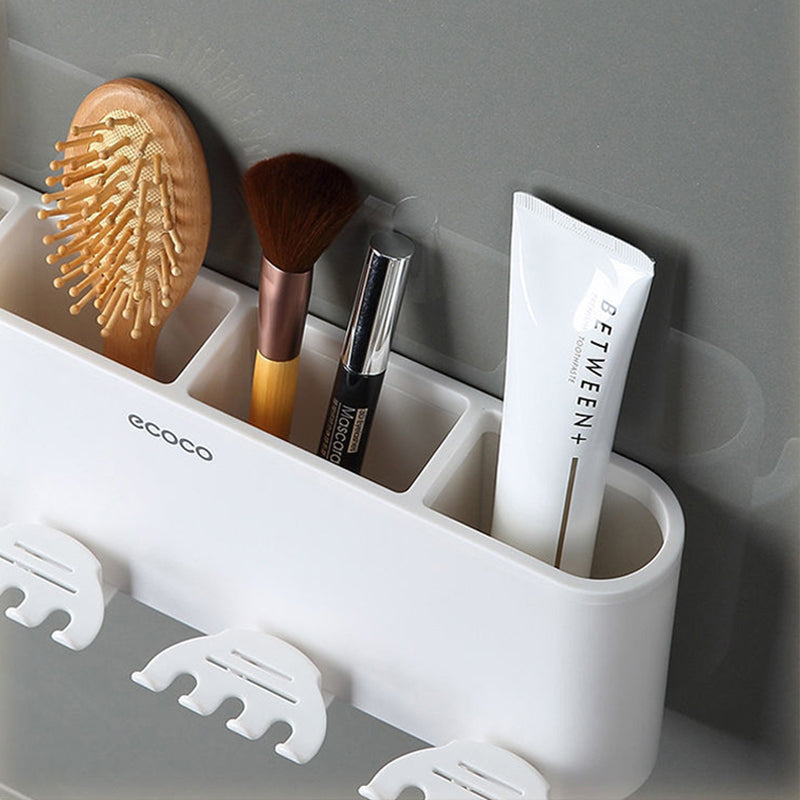 Drill-Free Suction Cup Toothbrush Holder