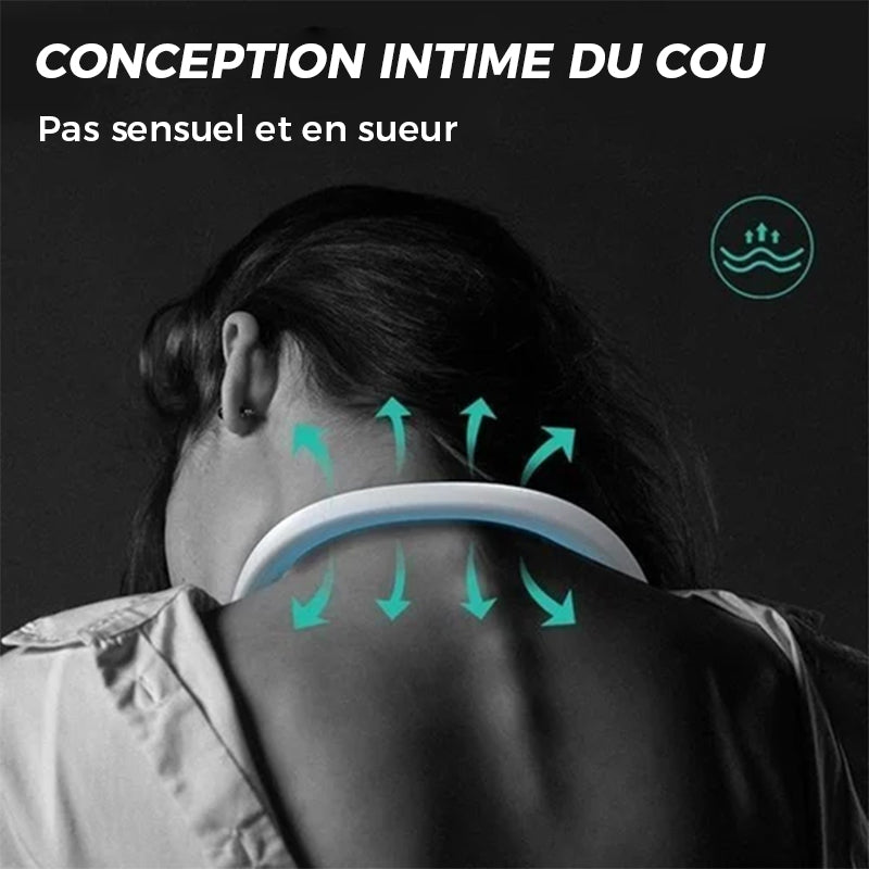 Portable Hands-Free Neck Fan with 22 Air Outlets