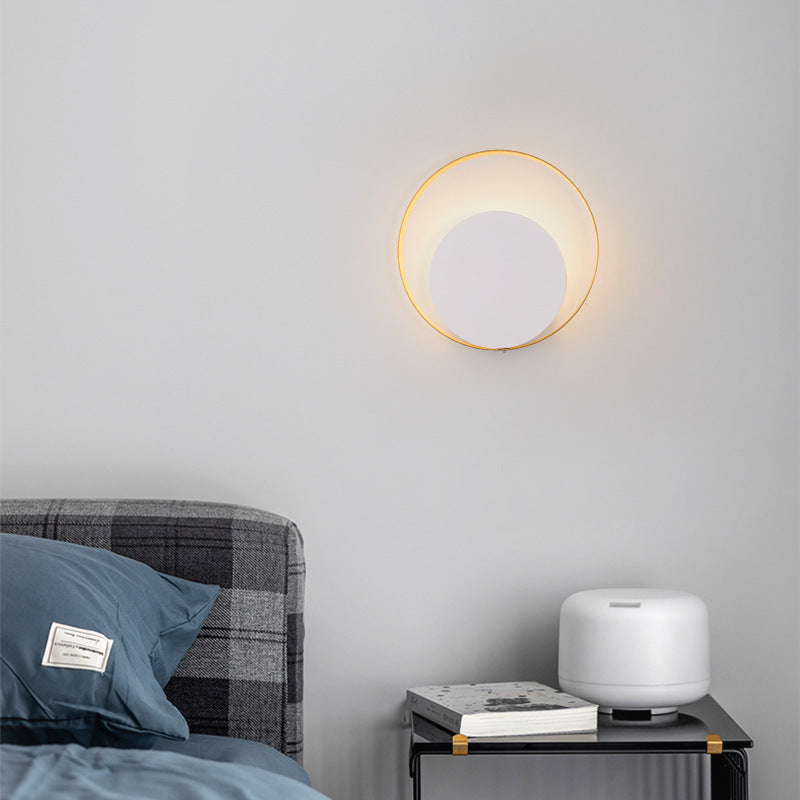 Modern Minimalist Iron Wall Sconce Lamp 1-Light