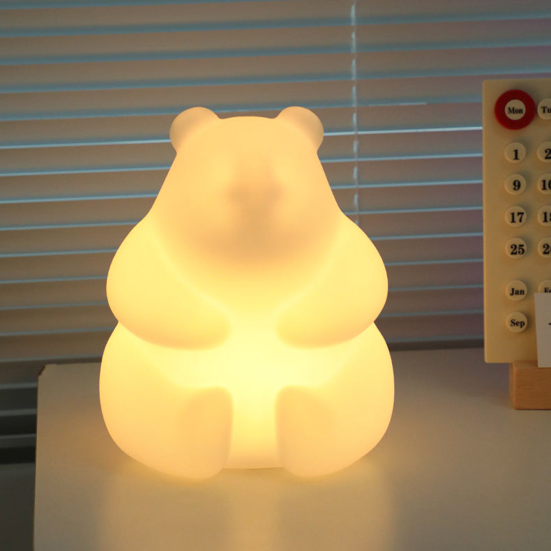 Contemporary PE LED Table Lamp in Bright White