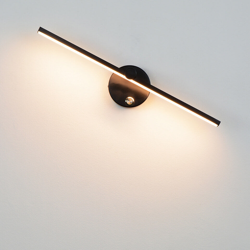 Aluminium Modern LED Wall Light in Black, White, or Gold