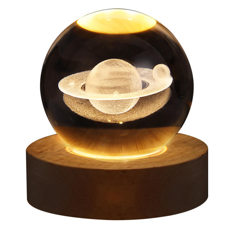 Crystal Star System USB LED Night Light Table Lamp