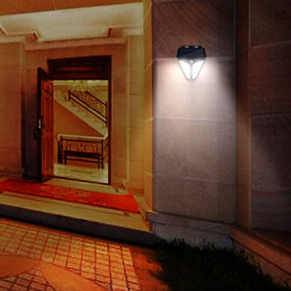 Solar Outdoor Waterproof LED Wall Light with Body Sensor