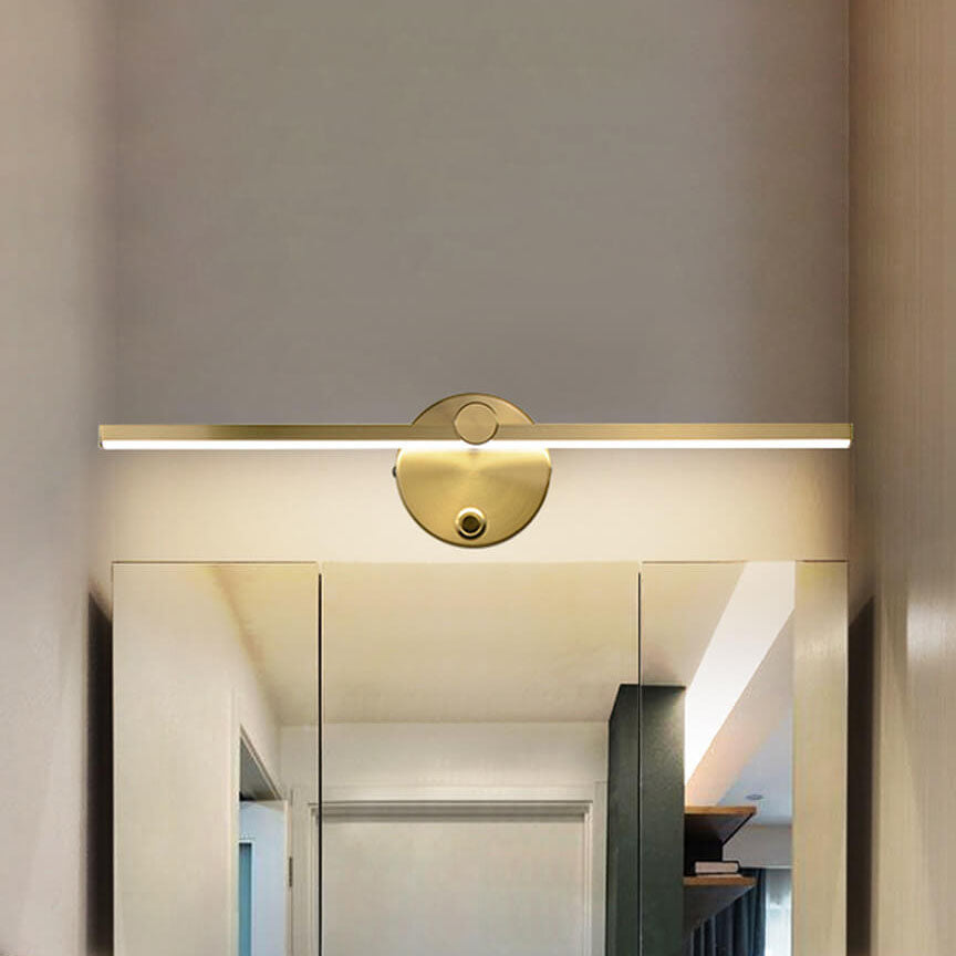 Aluminium Modern Wall Light with Integrated LED - Black, White, Gold Options
