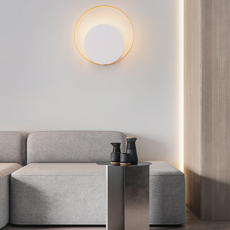Modern Minimalist Iron Wall Sconce Lamp 1-Light