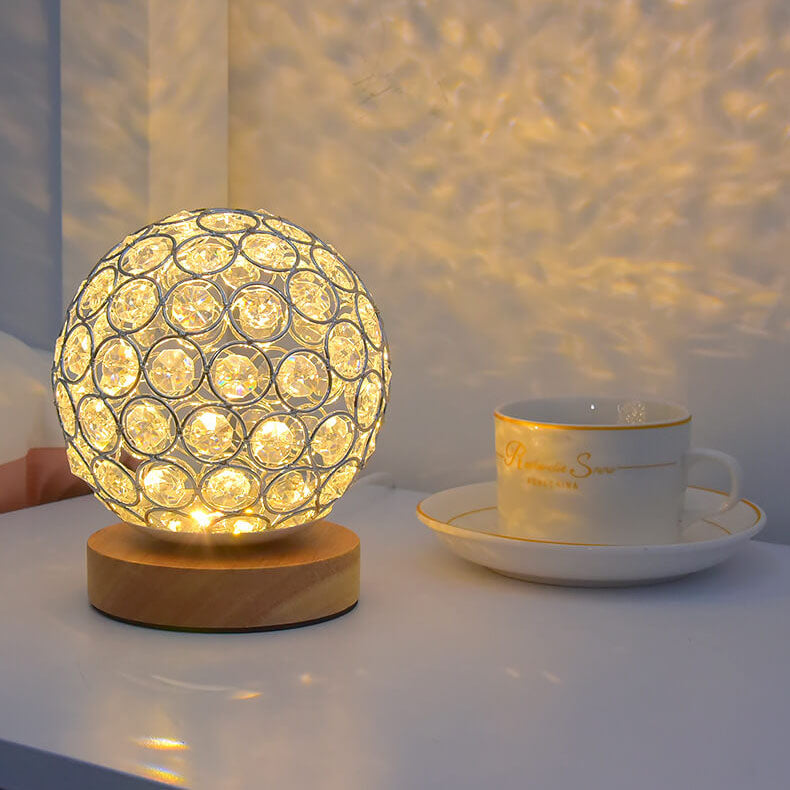 Rechargeable USB LED Table Lamp with Adjustable Brightness and Minimalist Design