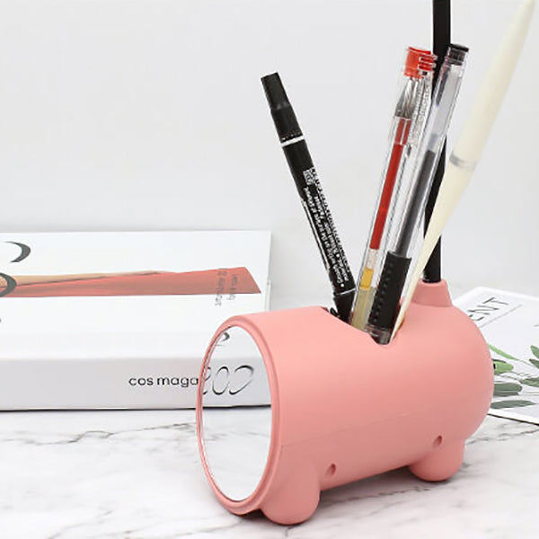 Cute LED Desk Lamp with Pen Holder and USB Connection