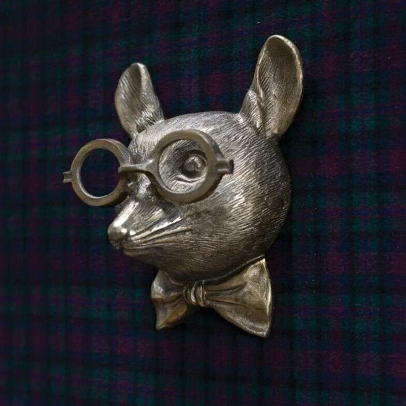Bronze Resin Deer Head Wall Sculpture