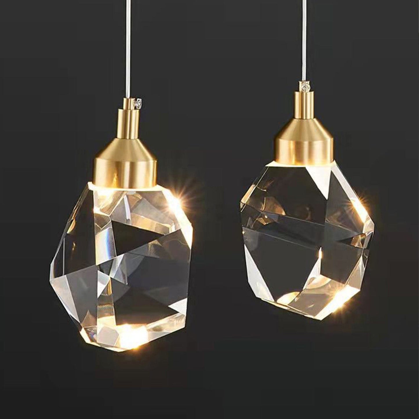 Contemporary Adjustable LED Pendant Light with Metal and Acrylic Design
