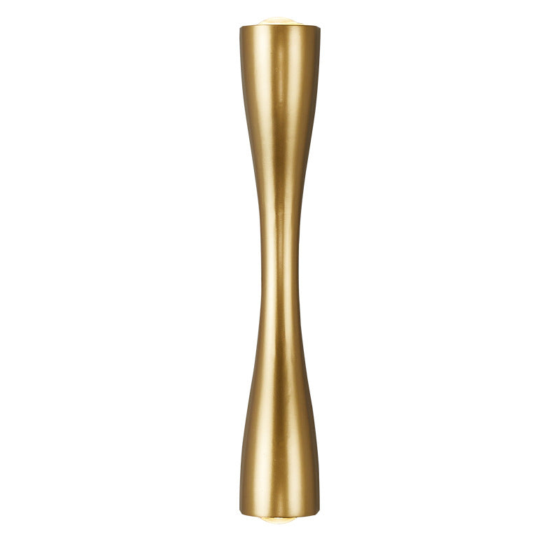Modern 2-Light LED Wall Light in Gold, Black, or White