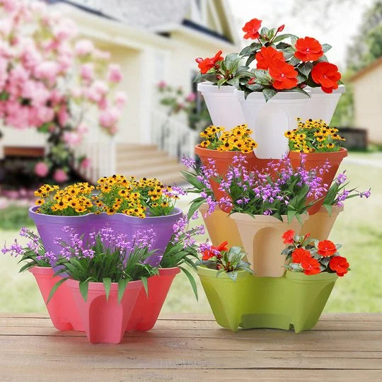 Vertical Garden Planter System - Space-Saving PlantStack