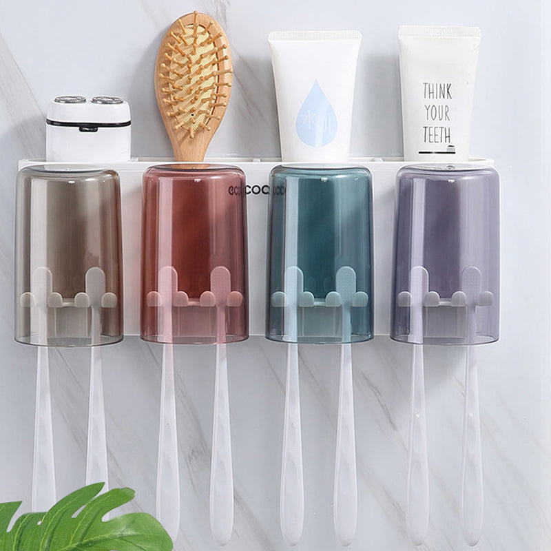 Drill-Free Suction Cup Toothbrush Holder