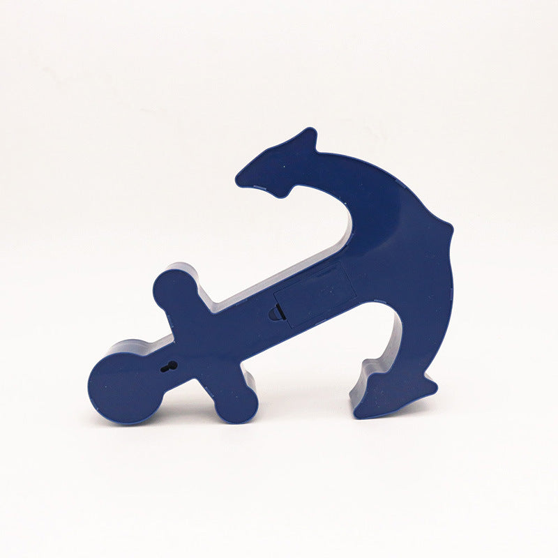 Scandinavian Modern LED Wall Sconce Lamp in Blue or Red