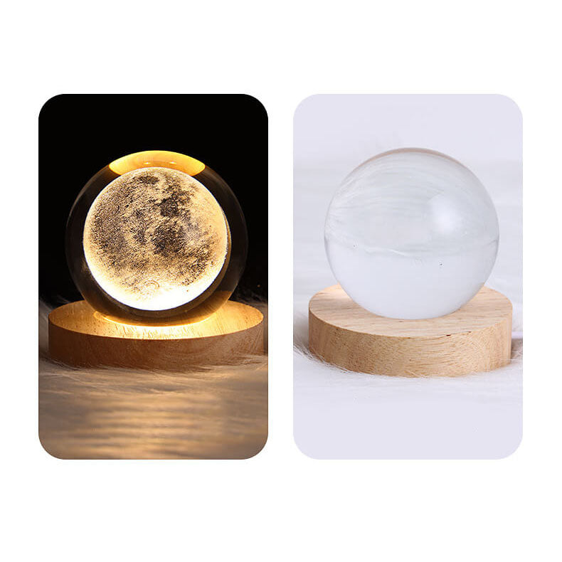 Crystal Star System USB LED Night Light Table Lamp