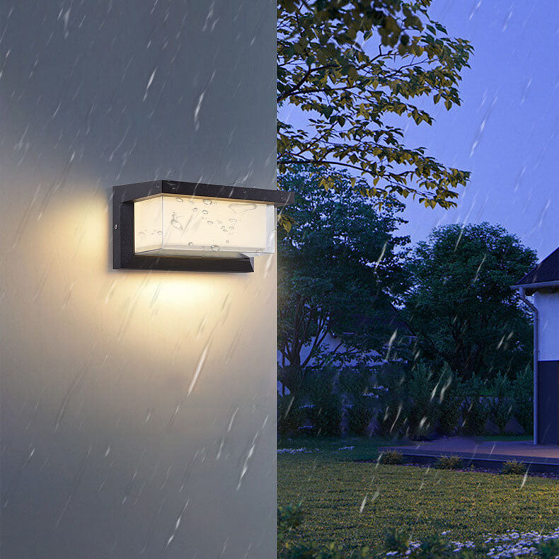 Modern Minimalist Solar LED Outdoor Wall Light