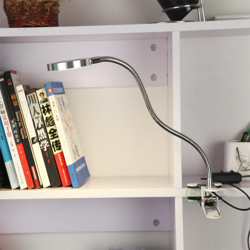 USB Metal Clip-On LED Desk Lamp
