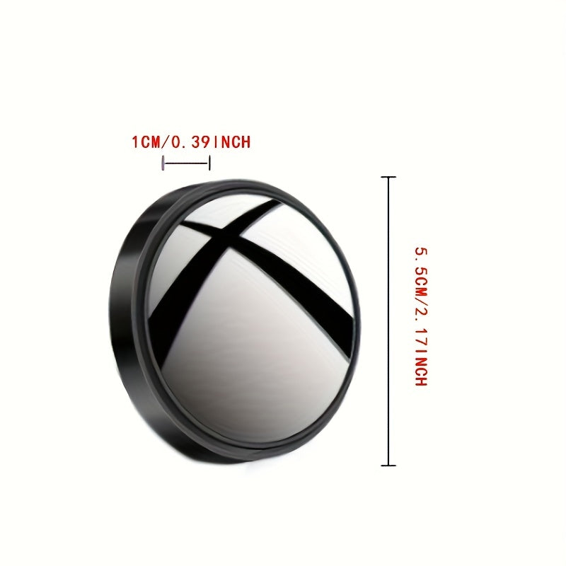 Wide-Angle Blind Spot Mirrors with 360° Adjustable Design