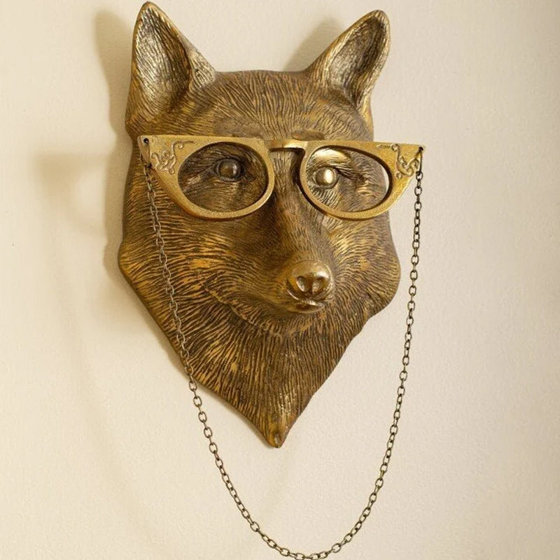 Bronze Resin Deer Head Wall Sculpture