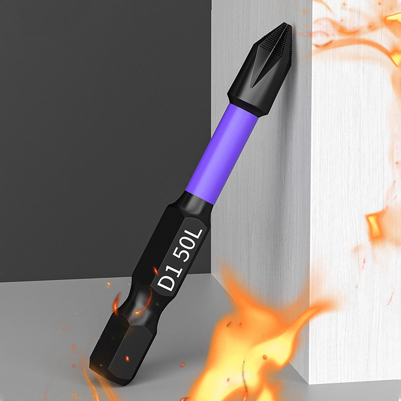 Shock-Resistant Non-Slip Screwdriver Bit Set