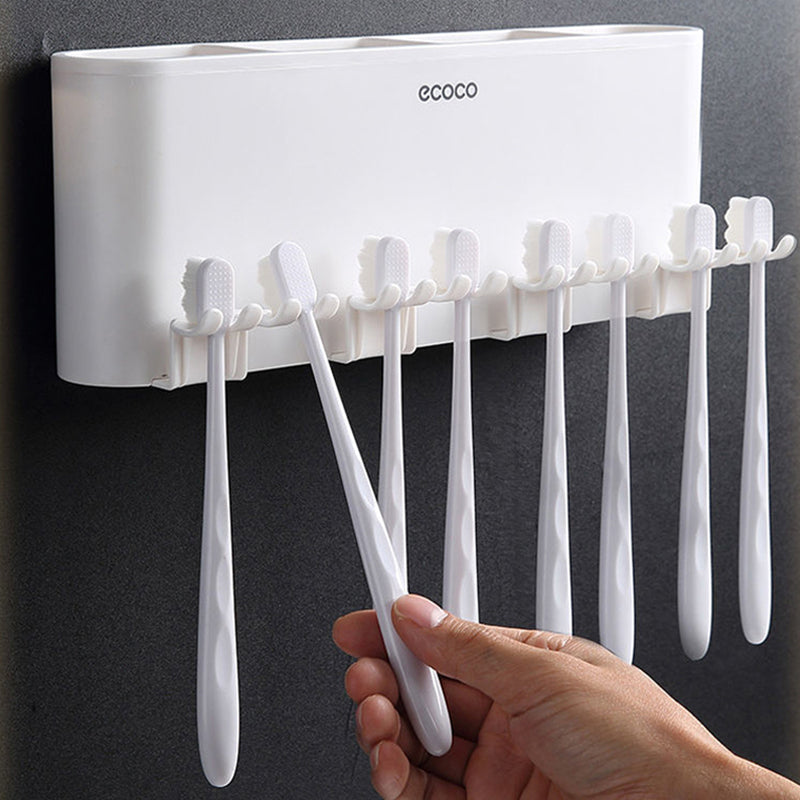 Drill-Free Suction Cup Toothbrush Holder
