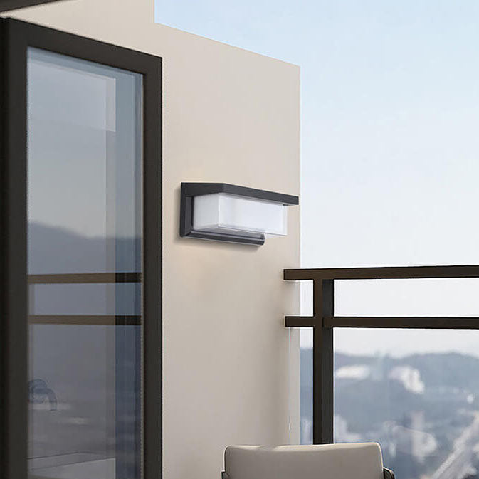 Modern Minimalist Solar LED Outdoor Wall Light
