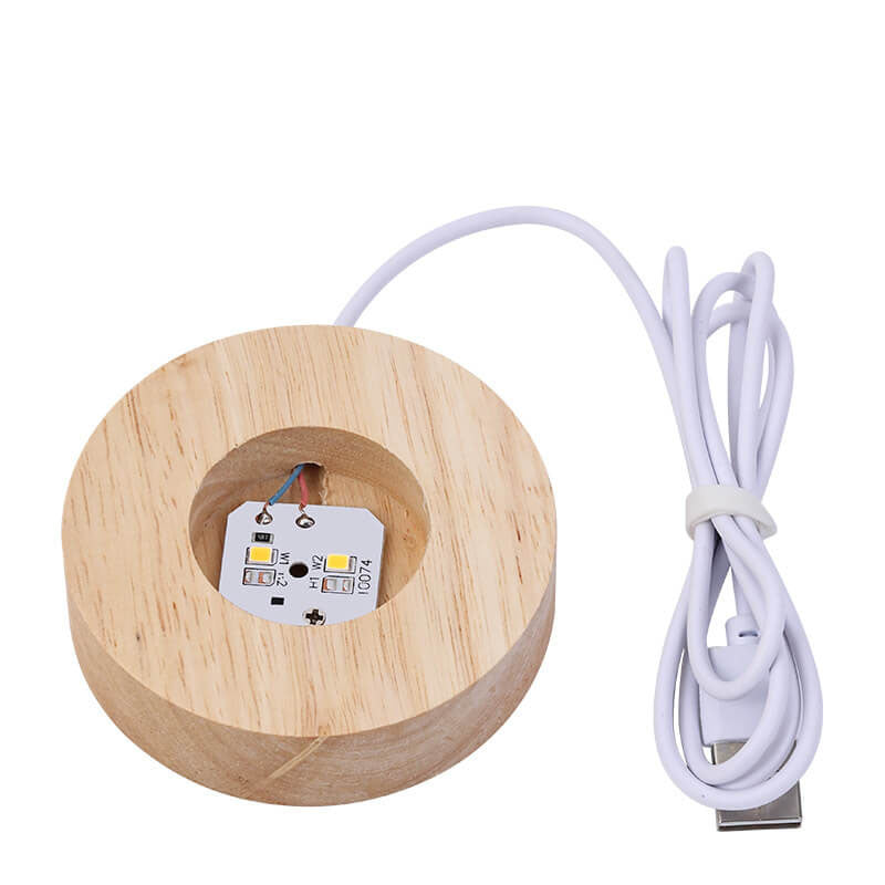 Crystal Star System USB LED Night Light Table Lamp