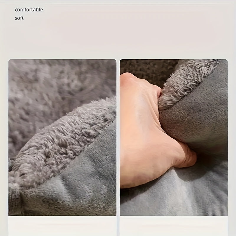 Soft Plush Pet Pillow with Raised Edges for Small Dogs and Cats