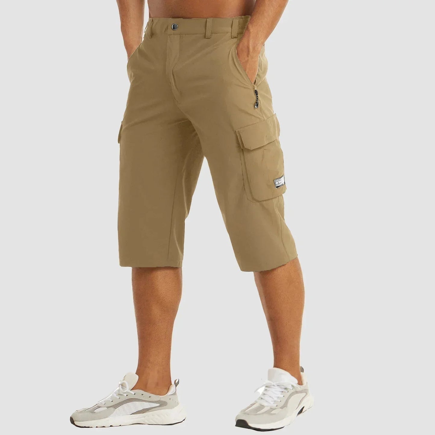 Men's Lightweight Breathable Cargo Shorts with Pockets