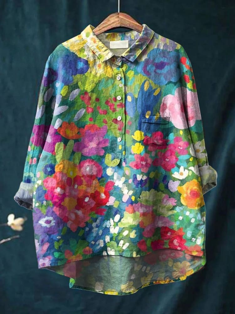 Jolie - Wildflower Printed Blouse