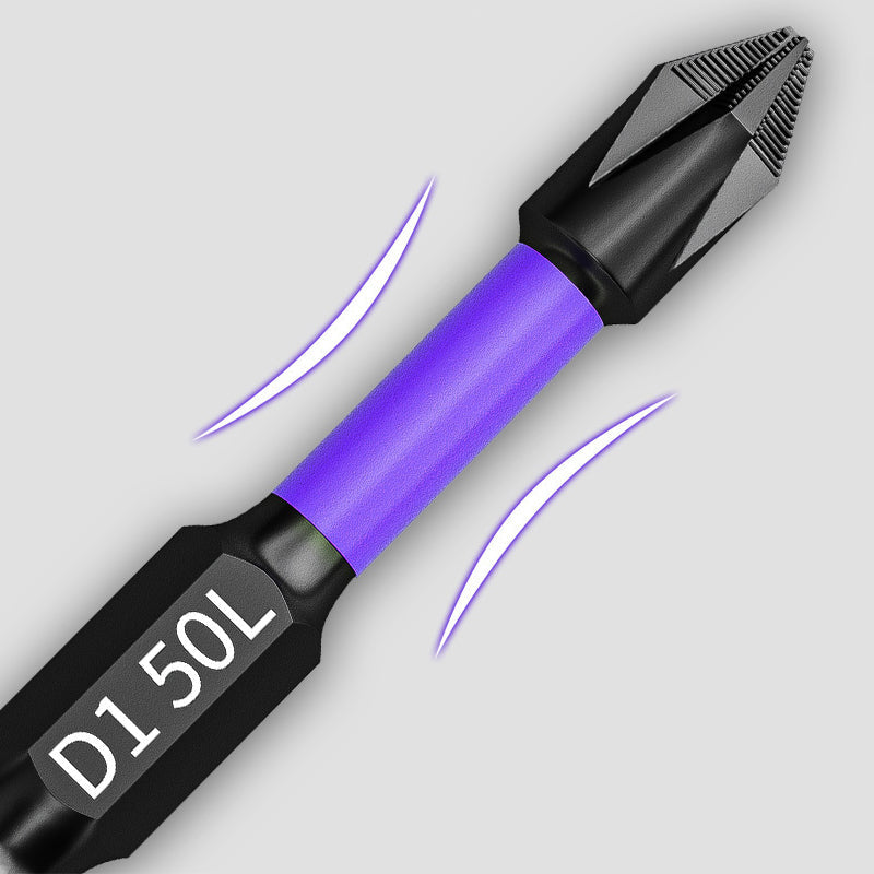 Shock-Resistant Non-Slip Screwdriver Bit Set