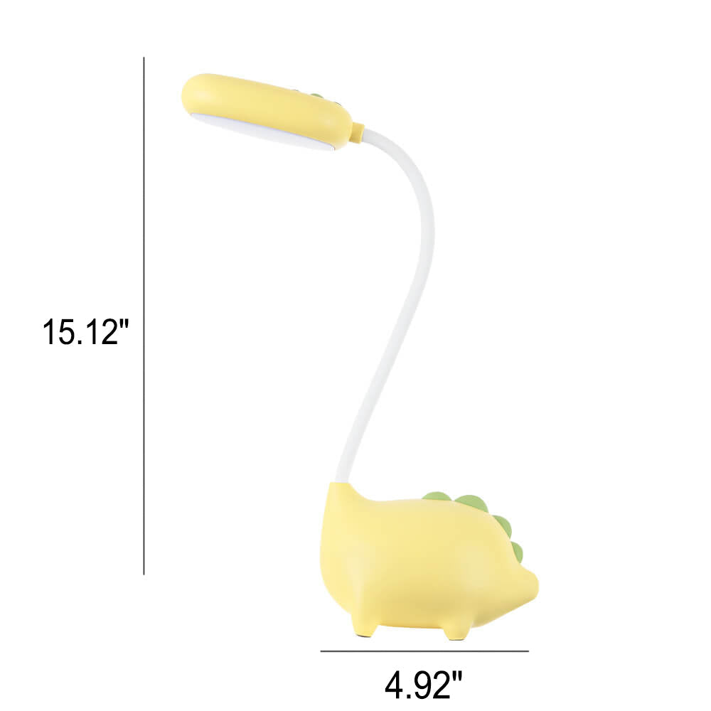 Rechargeable LED Desk Lamp with Cartoon Dinosaur Design
