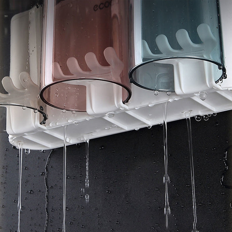 Drill-Free Suction Cup Toothbrush Holder