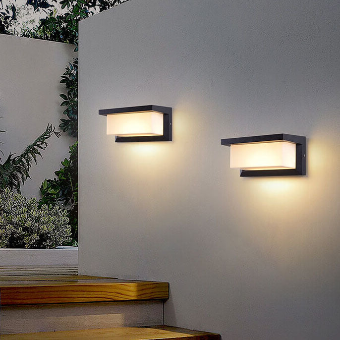 Modern Minimalist Solar LED Outdoor Wall Light