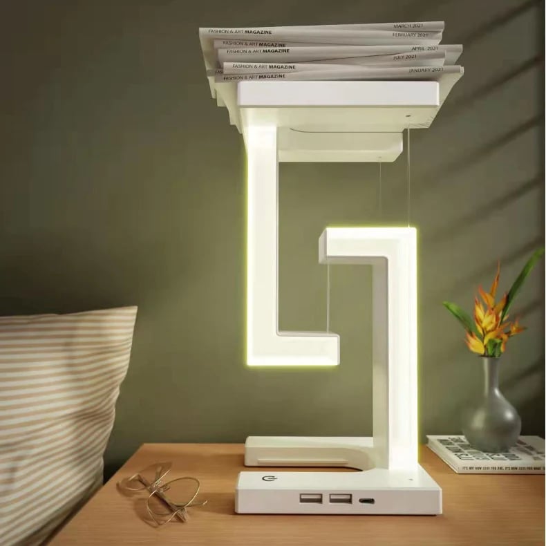 Wireless Charger with LED Glow - Fast Charging Qi-Compatible Device