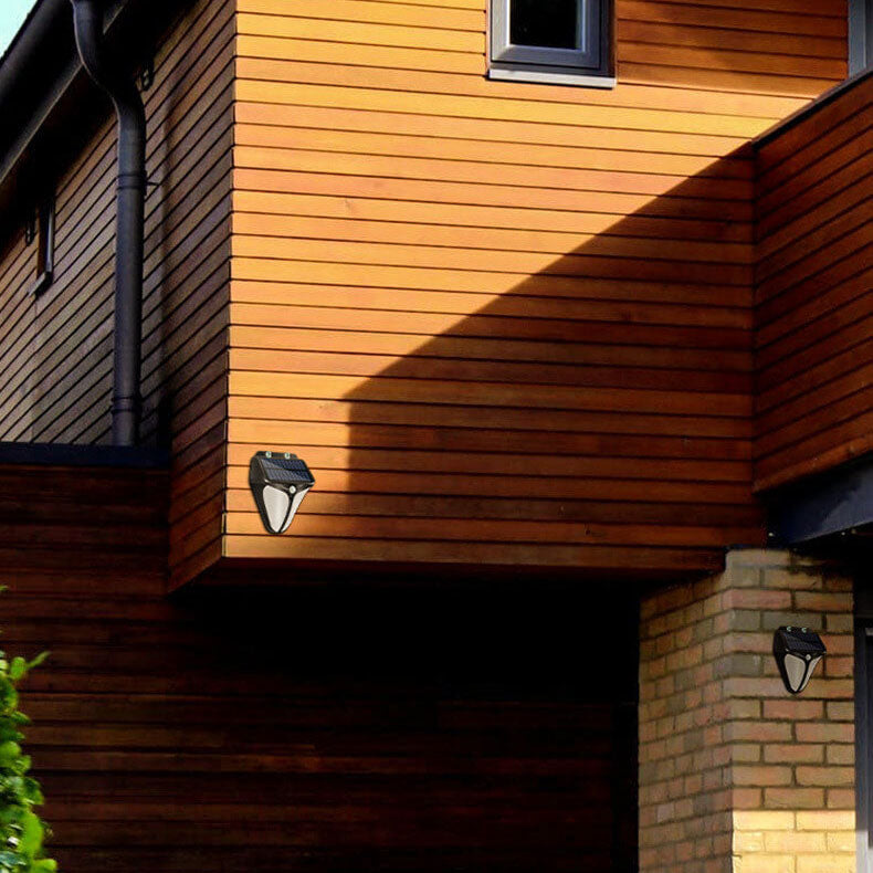 Solar Outdoor Waterproof LED Wall Light with Body Sensor