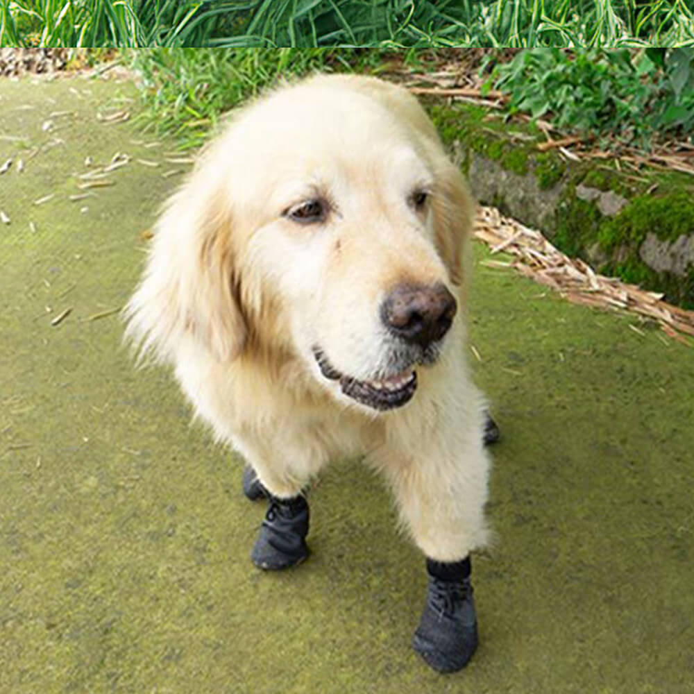 Waterproof Breathable Dog Hiking Boots with Non-Slip Sole