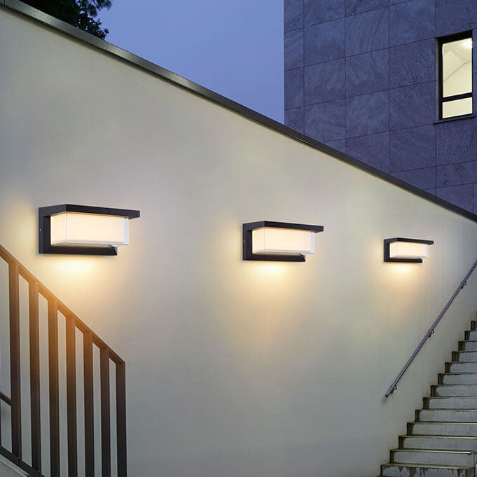 Modern Minimalist Solar LED Outdoor Wall Light