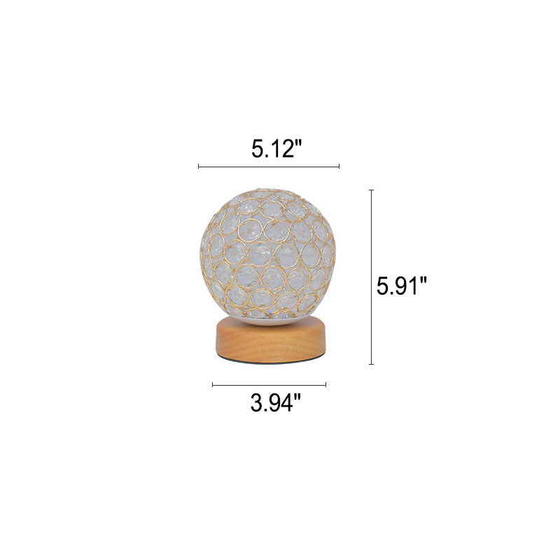 Rechargeable USB LED Table Lamp with Adjustable Brightness and Minimalist Design
