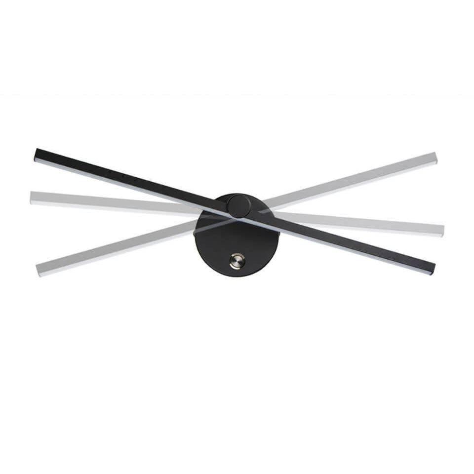 Aluminium Modern LED Wall Light in Black, White, or Gold